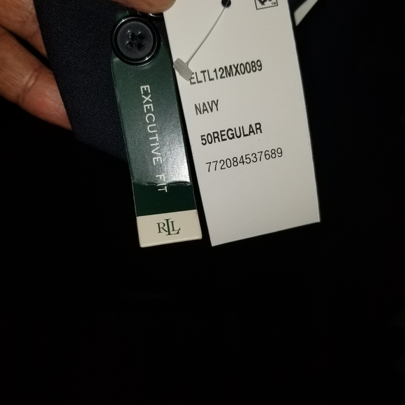 Lauren Ralph Lauren Mens UltraFlex Elloit Classic Fit Suit Jacket Navy 50R - Picture 4 of 6